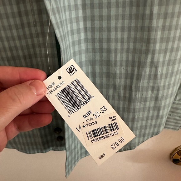 NWT Calvin Klein Button Down - Picture 3 of 4
